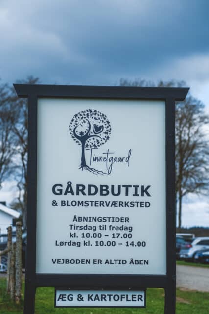 Gårdbutik ved Tinnetgaard